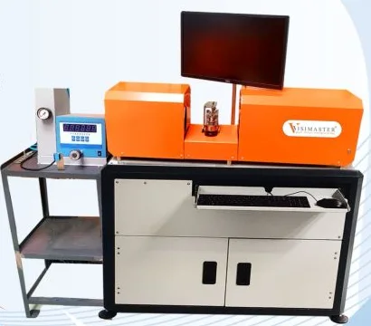 Horizontal Visigauge on its cabinet with the air gauge unit on a side table