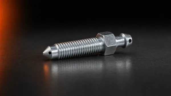 Bleeder screws — sample parts inspected on Visimaster machines