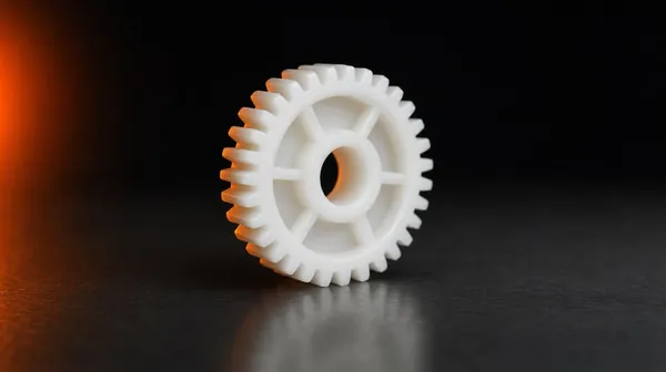 Plastic parts — sample parts inspected on Visimaster machines